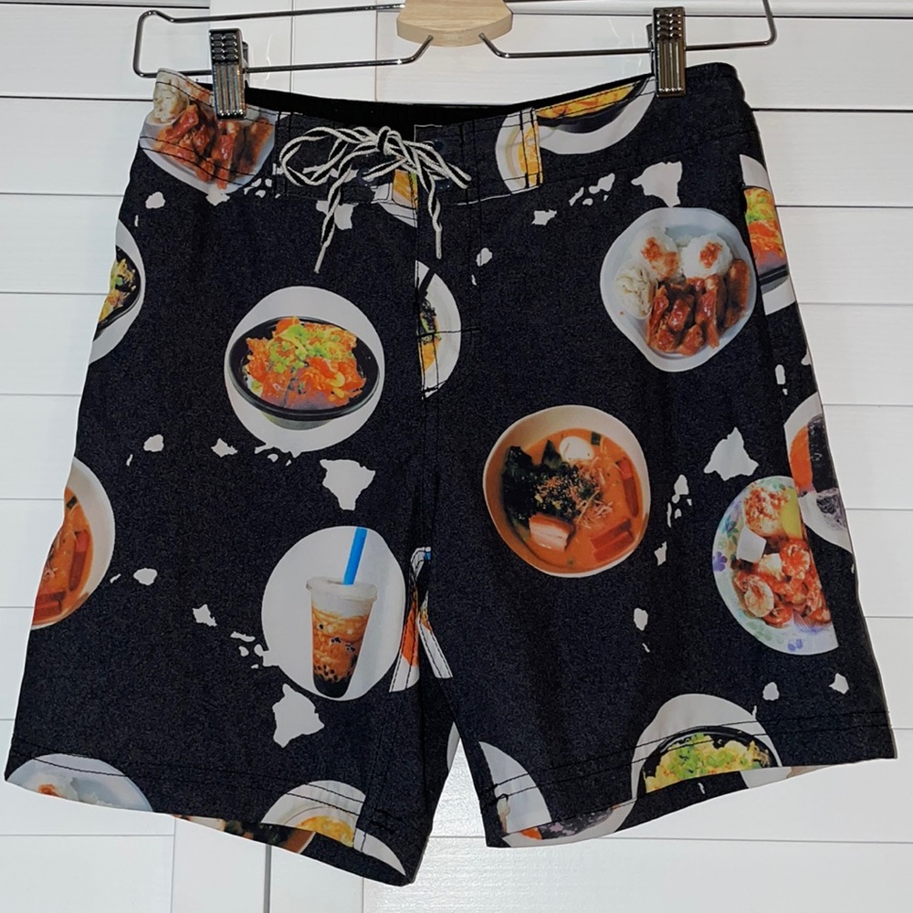 Wailoa Board Short Swim Boys 10 Hawaii Plate Lunch